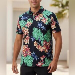 RALPH LAUREN RLX
Floral Polo Shirt